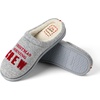Dearfoams Men’s Christmas Morning Crew Matching Family Holiday House Shoes(Christmas Crew)