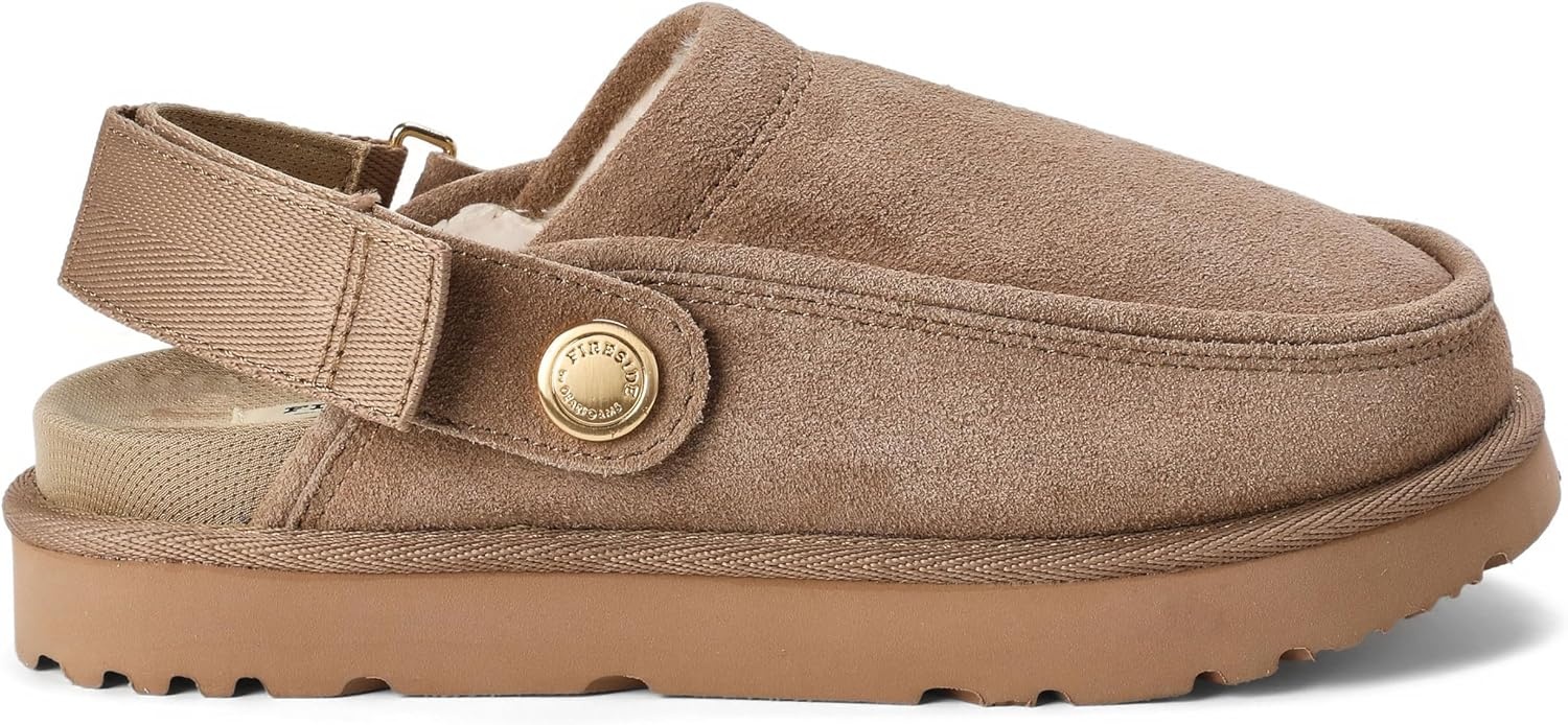 image:imageDearfoams Womens Fireside Coin Convertible MuleDriftwood
