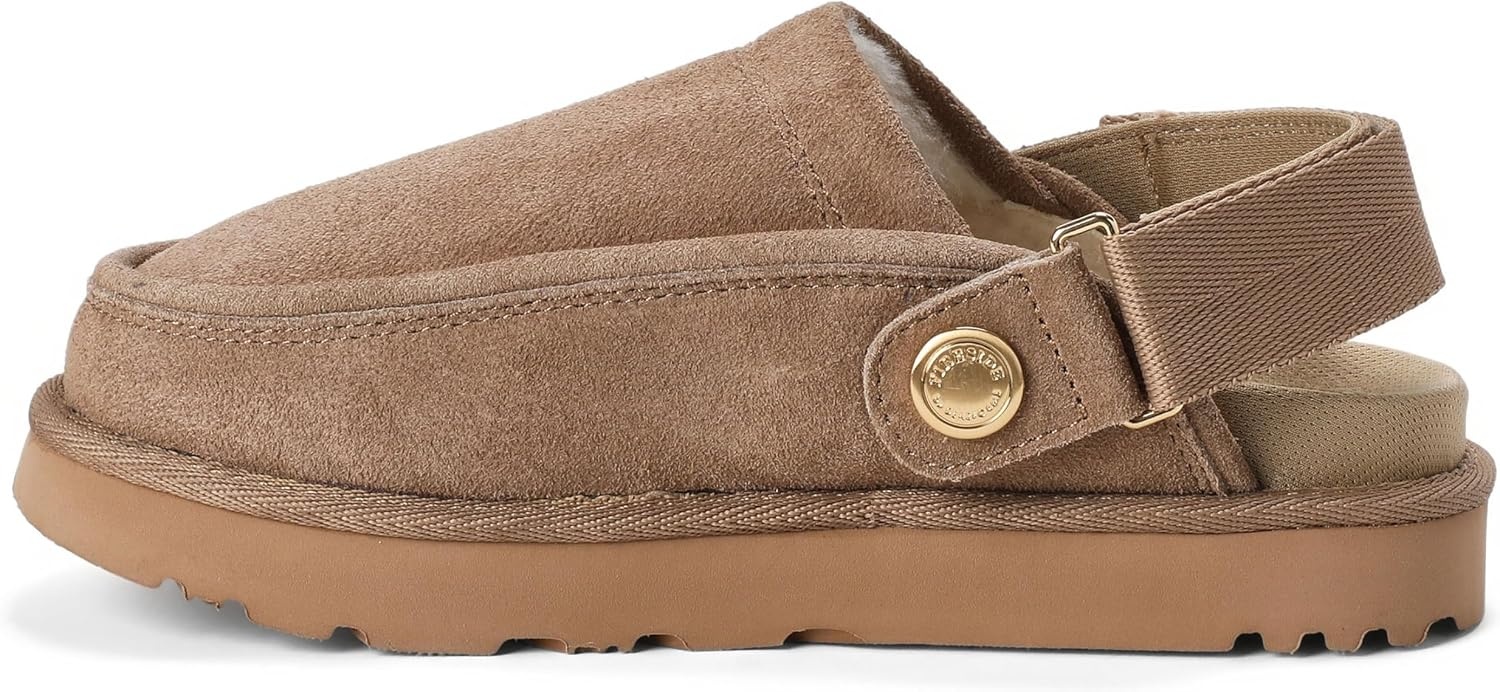 image:imageDearfoams Womens Fireside Coin Convertible MuleDriftwood
