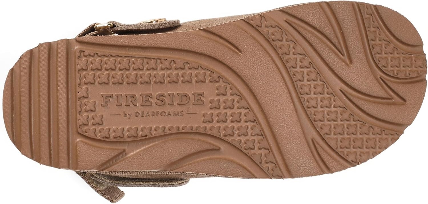 image:imageDearfoams Womens Fireside Coin Convertible MuleDriftwood