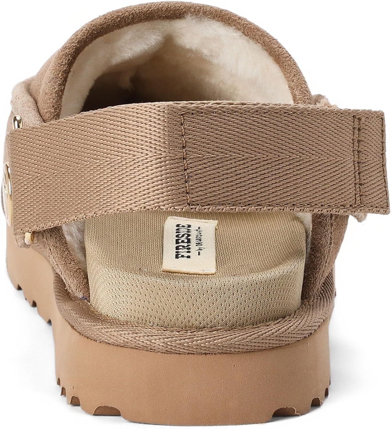 image:imageDearfoams Womens Fireside Coin Convertible MuleDriftwood
