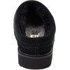 Dearfoams Women’s Fireside Greta Sport Nylon Puff Clog(Black)