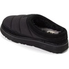 Dearfoams Women’s Fireside Greta Sport Nylon Puff Clog(Black)