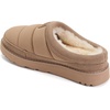 Dearfoams Women’s Fireside Greta Sport Nylon Puff Clog(Driftwood)