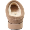 Dearfoams Women’s Fireside Greta Sport Nylon Puff Clog(Driftwood)