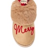 Dearfoams womens Christmas Morning Crew Matching Family Holiday House Shoes(Merry Mama)