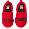 Dearfoams unisex-child Christmas Morning Crew Matching Family Holiday House Shoes(Santa’s Favorite)